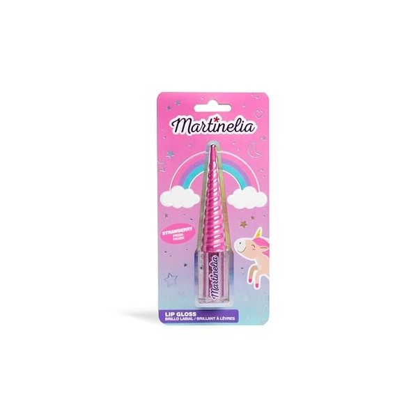 MARTINELIA - Gloss Licorne Pour Enfant - Brillant à Lèvres Aromatisé Pour Fille – Maquillage Enfant Non Toxique - Modèle Aléa