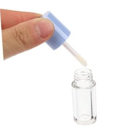 FRCOLOR Lot de 4 flacons vides pour gloss à lèvres - Tube de mascara vide et baguette - Conteneurs de couleur pour baume à lè