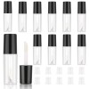 JJUNW Lot de 10 mini tubes vides rechargeables de 1,2 ml pour baume à lèvres, baume à lèvres, échantillons de rouge à lèvres,