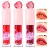 3 Couleurs de Teinture à Lèvres, Lip Tint Lip Stain Set, Mini Rouge à Lèvres Liquide, Brillant à Lèvres Hydratant Longue Duré