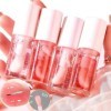 Sitovely 4PCS Huile Hydratante et Repulpante pour les Lèvres, Plumping Lip Gloss, Baume à Lèvres au Goût de Fruits, Gloss Hyd