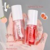 Sitovely 4PCS Huile Hydratante et Repulpante pour les Lèvres, Plumping Lip Gloss, Baume à Lèvres au Goût de Fruits, Gloss Hyd