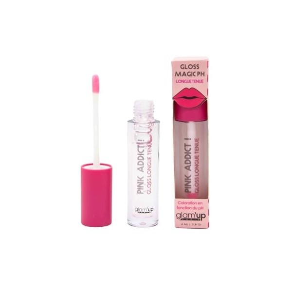 Glam’Up Paris - Gloss Magic PH - Coloration en Fonction du PH - Lip Gloss Changeant de Couleur Hydratant - Longue Tenue - Sem