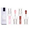 2PCS Huile à lèvres Magique à Changement de Couleur, Magic Color Changing Lip Oil, Brillant à Lèvres Hydratant Repulpant Glim