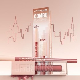 Maybelline New York - Coffret Combo Repulpant Lifter - Lifter Liner Big Lift + Lifter Gloss Moon - Lèvres Repulpées, Hydratée