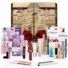 LOréal Paris - Calendrier de lAvent 24 Jours - Coffret Cadeau Noël - Maquillage, Soins Visage et Cheveux - 24 Produits de B