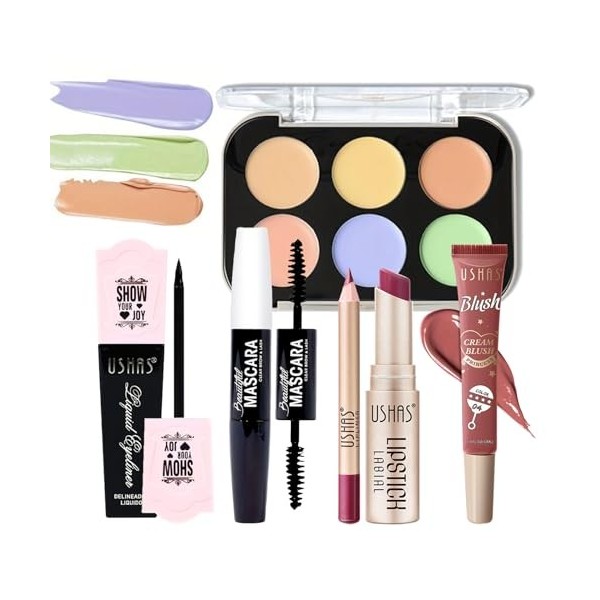 Joyeee Kit de maquillage Professionnel, Ensemble de Makeup avec Makeup Palette Correcteur Lipstick Mascara Eyeliner Gel Paill...