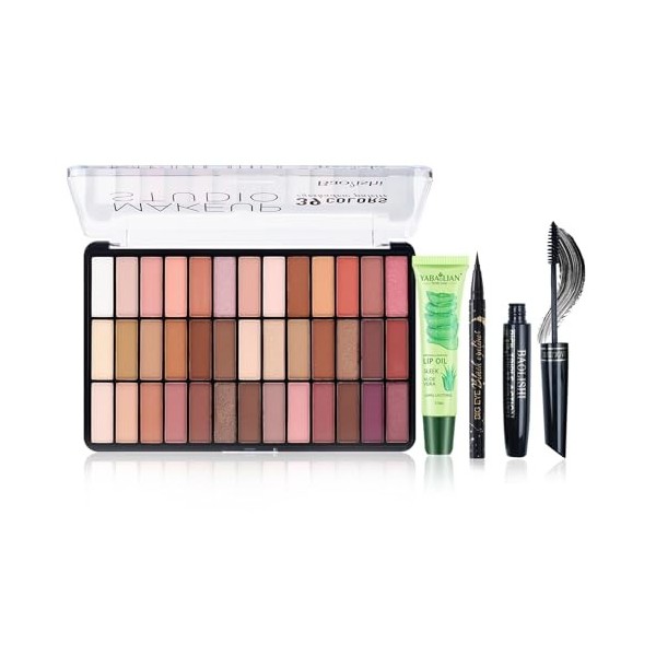 Joyeee Kit de maquillage Professionnel, Ensemble de Makeup avec Makeup Palette Correcteur Lipstick Mascara Eyeliner Gel Paill...