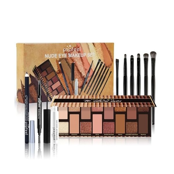 Joyeee Kit de maquillage Professionnel, Ensemble de Makeup avec Makeup Palette Correcteur Lipstick Mascara Eyeliner Gel Paill