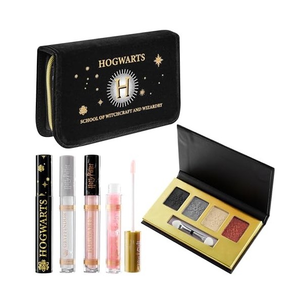 Harry Potter Maquillage Fille Kit - Coffret de Maquillage Cadeau Ado Fille Femme Beige Lettre 