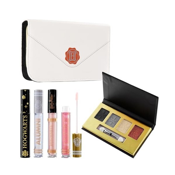 Harry Potter Maquillage Fille Kit - Coffret de Maquillage Cadeau Ado Fille Femme Beige Lettre 