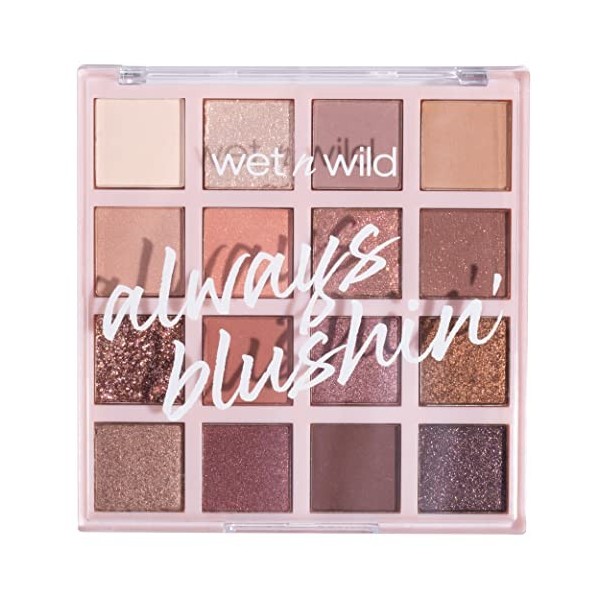 Wet n Wild Always Naked Palette de Fards à Paupières, Ombres à Paupières Neutres et Mélangeables avec Finitions Mates, Paille...