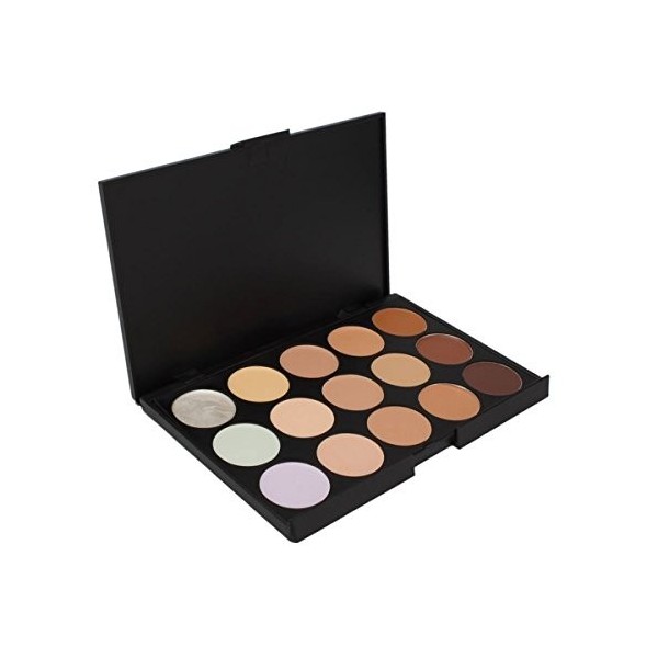 Palette Anti Cernes 15 Couleurs Maquillage Contouring Palette - Palette Maquillage Correcteur Cerne, Concealer Palette pour u