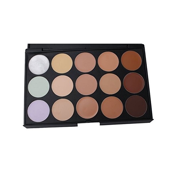 Palette Anti Cernes 15 Couleurs Maquillage Contouring Palette - Palette Maquillage Correcteur Cerne, Concealer Palette pour u