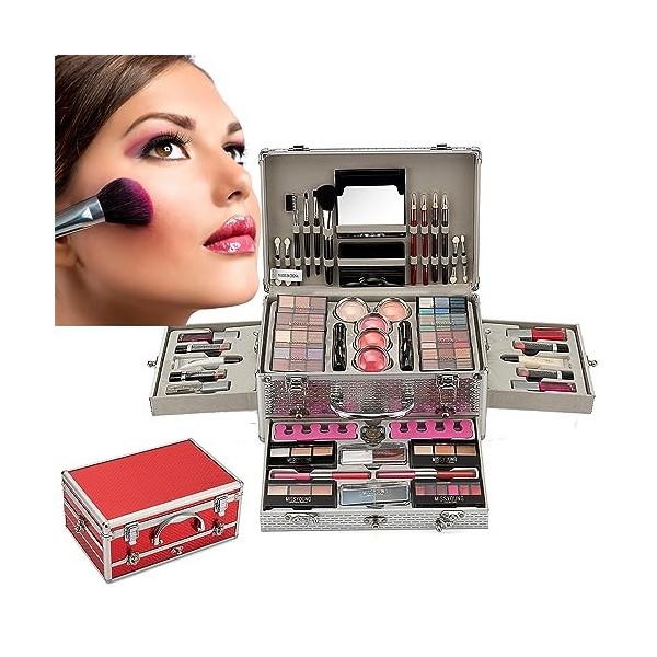 AFGSsm Kit de maquillage femme complet, Cofret maquillage pour femme, Palette maquillage, Cosmetic Makeup avec Ombres à Paupi