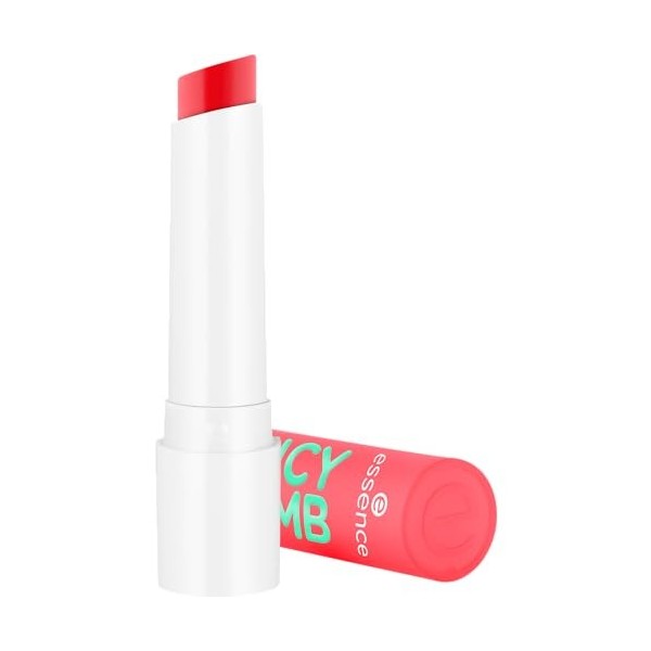 Essence Cosmetics Juicy Bomb Glossy Butter Balm Baume à Lèvres, Lustré, Naturel, Sensation de Rosée 2.5 g