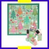 ZMILE COSMETICS Beauty Advent Calendar Pinetrees - 24 Surprises for Make-Up and Styling in Trendy Puzzle Advent Calendar wi