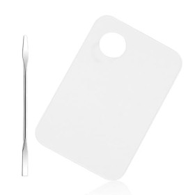 Palettes de Maquillage,Plateau de Mélange de Maquillage Palette Acrylique Transparente Professionnel Outil de Mélange pour Mé