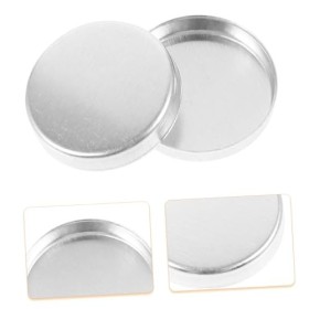 minkissy Lot de 10 plaques de pression en métal pour palette de maquillage magnétique 20 mm Fards à paupières Plateau cercle 