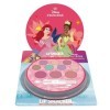 Lip Smacker Princesses Shimmer Color Palette, Set de Maquillage Princesse Disney 12 Pièces pour Enfants Comprenant des Crèmes