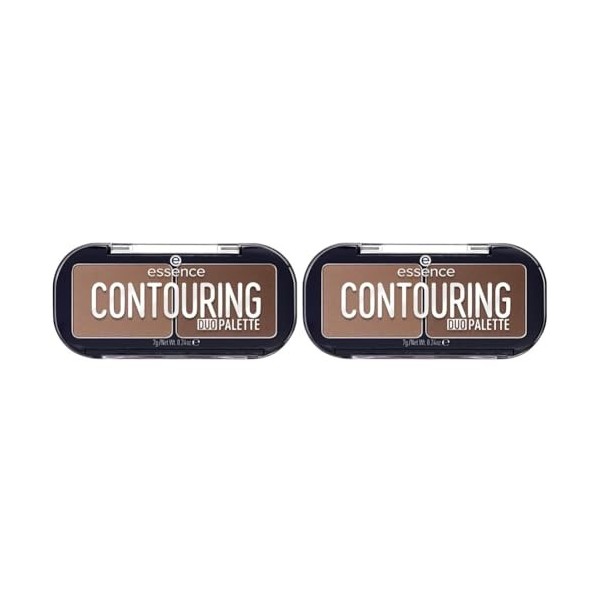 Essence - Palette de Contour Contouring Duo - 20 Darker Skin Lot de 2 