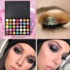 35 Colors Professionnel Maquillage Palette Fard à Paupières Glitter, Eyeshadow Palette Paillette Yeux, Oculaire Brillante Pal