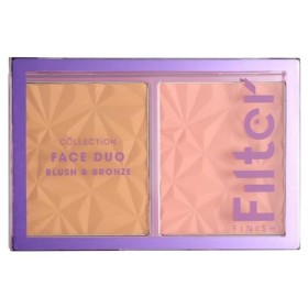 Collection Cosmetics Filter Finish Face Duo, Sculpt and Glow, Blush and Bronzer Palette 10 g