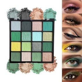 Palette Fard À Paupière Maquillage Yeux, 16 Couleurs Kit Maquillage Femme, Palette de Maquillage Femme, Coffret Maquillage av