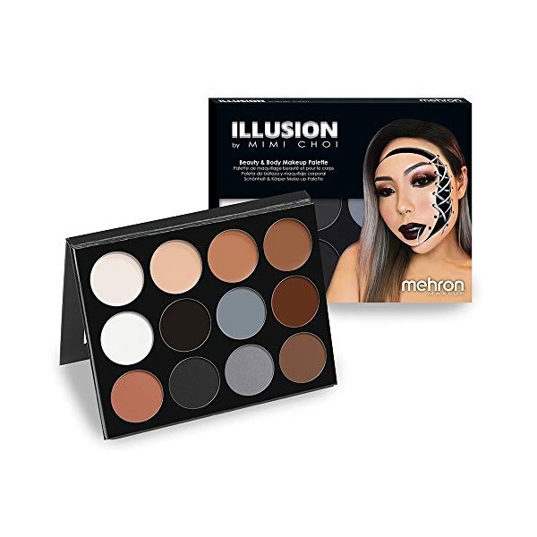 Mehron Maquillage Mimi Choi Illusion Maquillage 12 Palette de couleurs