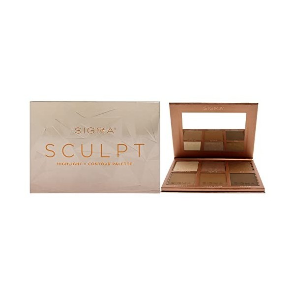 SIGMA Beauty Sculpt Highlight Plus Contour Palette For Women 0.98 oz Makeup