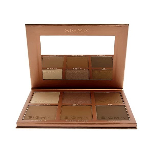 SIGMA Beauty Sculpt Highlight Plus Contour Palette For Women 0.98 oz Makeup