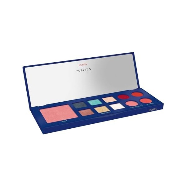 Pupart S Make-Up Palette - 004 Blue by Pupa Milano for Women - 0.4 oz Makeup