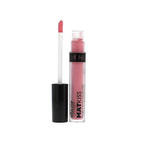 MISS COP - Mat Kiss - couleur 01 nude - rouge à lèvres liquide - 2ml