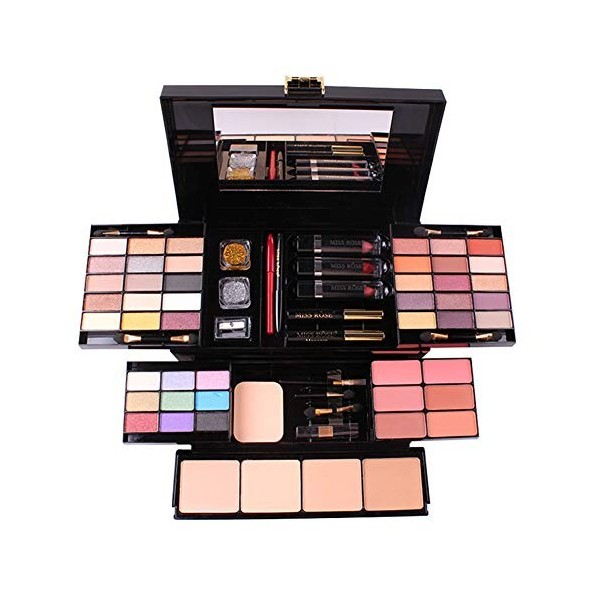 PhantomSky 54 Couleurs Malette Maquillage, Palette Maquillage Coffret Maquillage Femme, Cosmetic Makeup Professionnel Complet