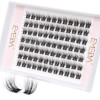 Kit de cils en grappe Fluffy à effet 3D 8mm 10mm 12mm 14mm mix Cils en grappe DIY avec bond and seal et pince à épiler Kit d