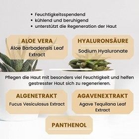 VENICEBODY Aloe Vera Gel Serum - 30ml - Actifs de la plante Aloe Vera - Vegan - Crèmes après soleil de haute qualité - En cas