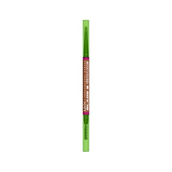 NYX Professional Makeup Blade & Shade, Crayon sourcils double embout, tenue jusquà 16h, Auburn