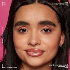 NYX Professional Makeup Blade & Shade, Crayon sourcils double embout, tenue jusquà 16h, Ash Brown