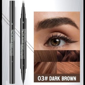 Stylo à sourcils inférieurs à double pointe
