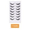 FAIRYGATE Faux cils 3D Oeil de Chat Volume moelleux Curly Cat-Eye Cils artificiels Look Naturel, Réutilisables Faux cils de m