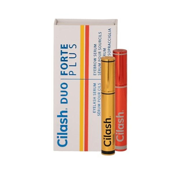 Cilash DUO FORTE PLUS – sérums pour faire pousser les Cils et Sourcils – 2 x 3ml