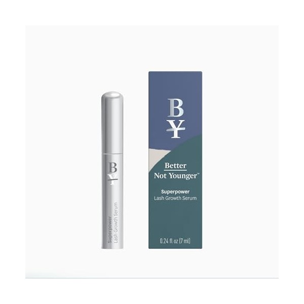 Better Not Younger Superpower Lash Serum for Unisex 0.24 oz Serum