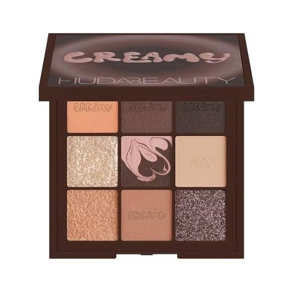 HUDA Beauty Palette de fards à paupières Creamy Obsessions 8,22 g lot de 1 