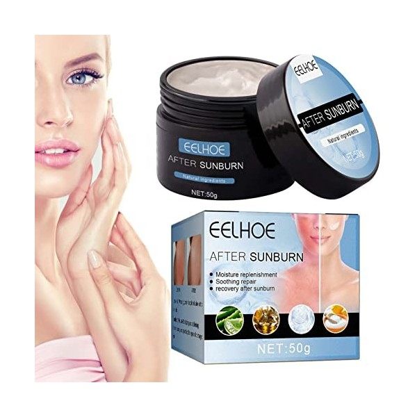 2 Pcs Lotion Aloe Vera, Crème Hydratante Bio, Apaisante et Hydratante, Réparatrice Coups de Soleil et Cicatrices, Gel daloe 