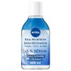 NIVEA Eau Micellaire SKIN RECHARGE 1 x 400 ml , Nettoyant visage infusé au Sérum avec Amino Acid & Panthénol, Démaquillant m