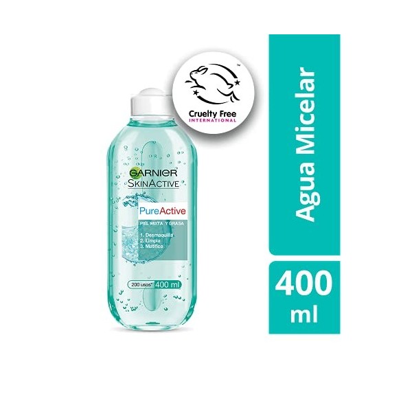 Garnier Pure Active Mat Control Agua Micellaire Démaquillant