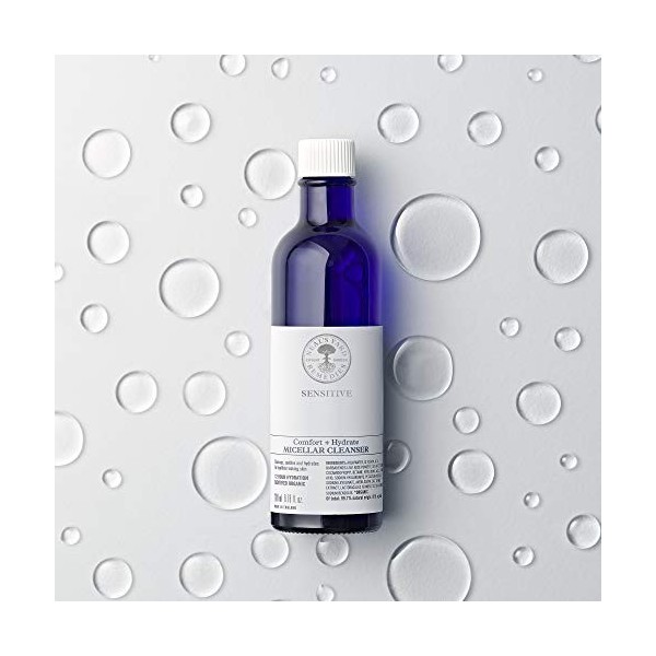 Neals Yard Remedies Nettoyant biologique micellaire sensible | Jusquà 12 heures dhydratation | Cadeaux pour femmes | Netto