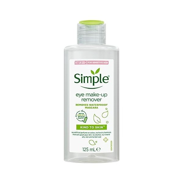 Simple Kind to Eyes Lot de 6 démaquillants pour les yeux 125 ml