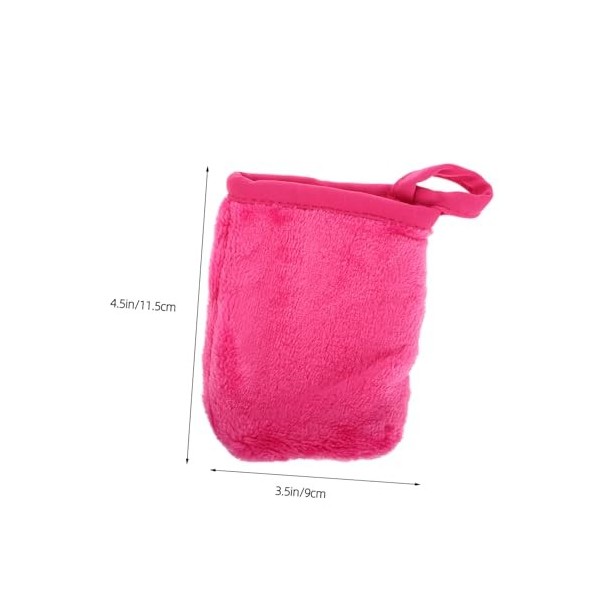 minkissy Lingettes démaquillantes en microfibre serviettes de soin exfoliants en profondeur démaquillants peaux mortes de gom