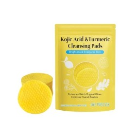 Cleansing Pad Kojic Acid Turmeric Cleansing Pads Turmeric Tricarboxylic Acid Cleansing Pad Deeply Cleansing Pores Gently Exfo